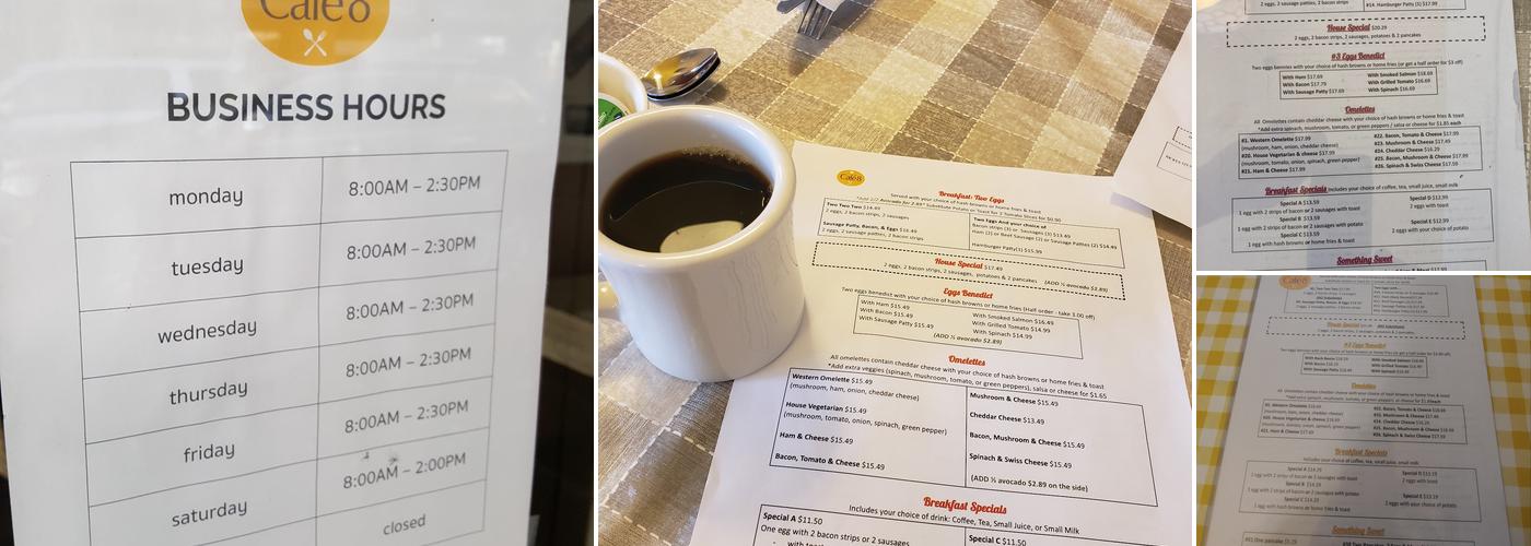 Café 8 Menu