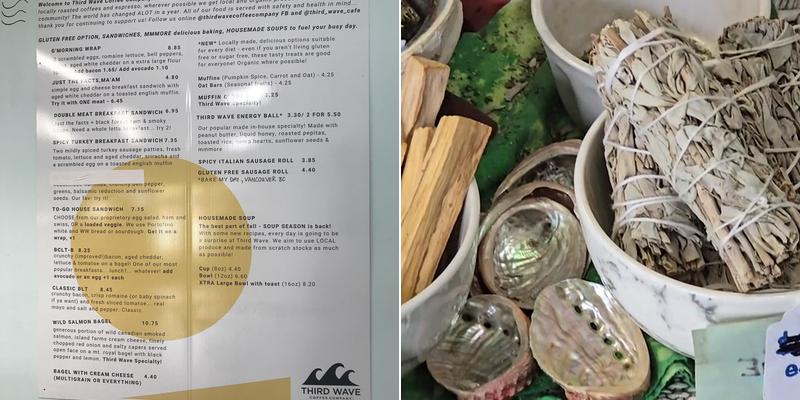 Third Wave Coffee Company Menu