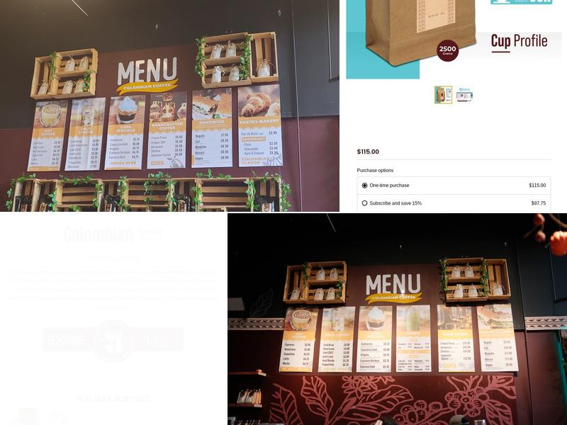 COF& Menu