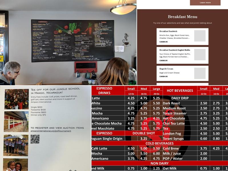 Sicafe Menu
