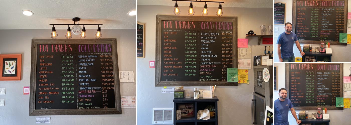 The Standard News And Brews Menu