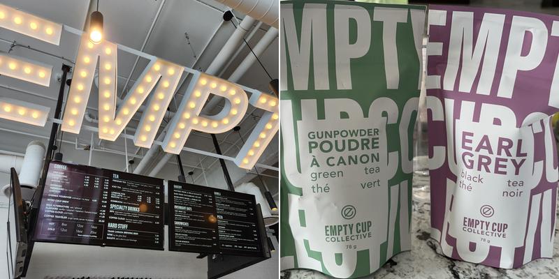 Empty Cup Menu