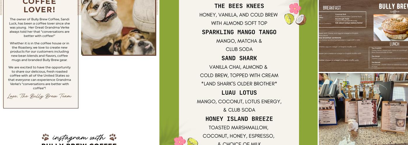Bully Brew Coffee - Hallock Menu