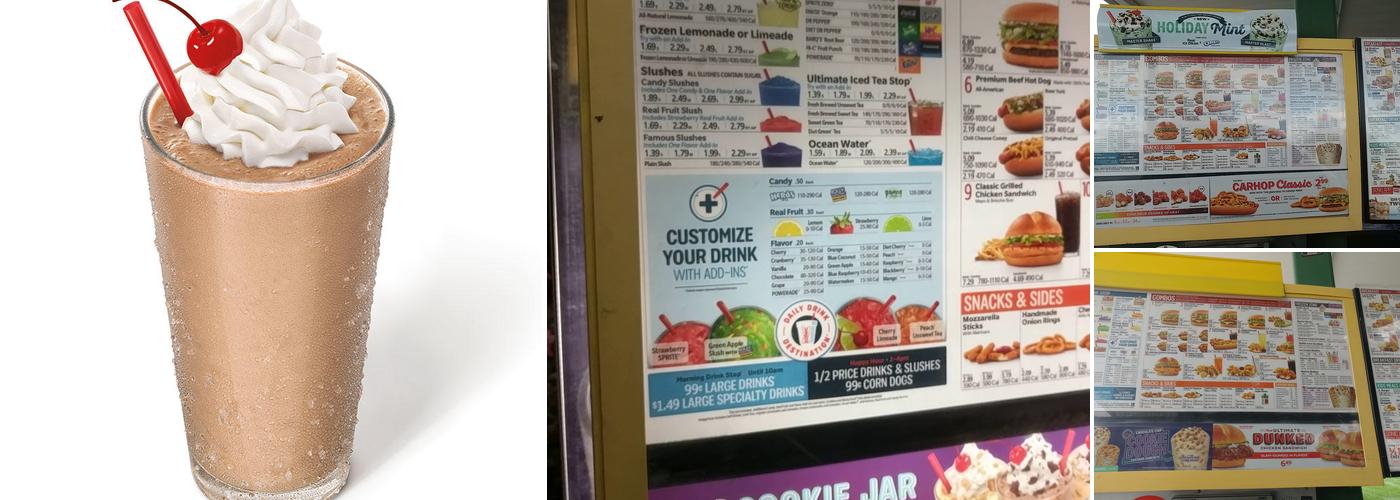 Sonic Drive-In Menu