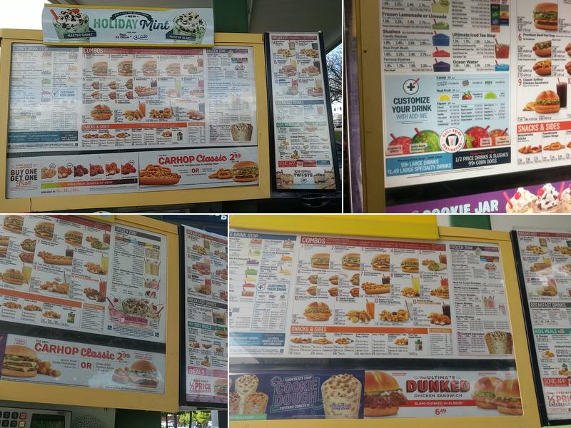 Sonic Drive-In Menu
