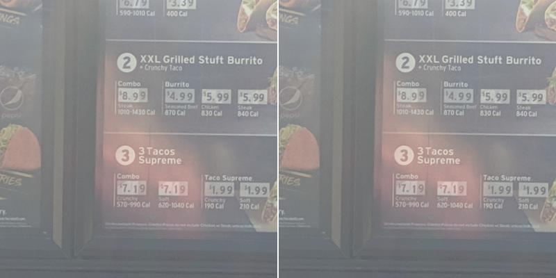 Taco Bell Menu
