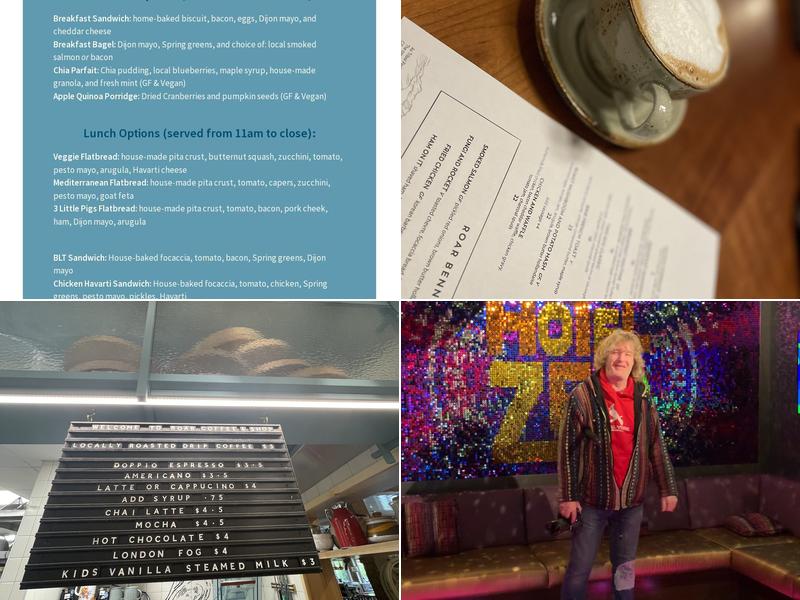 ROAR Coffee & Shop Menu