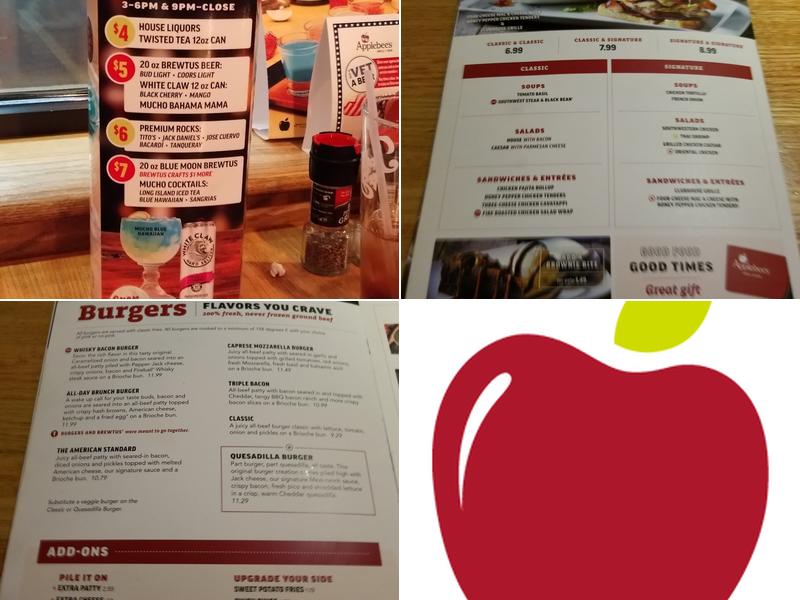 Applebee's Grill + Bar Menu