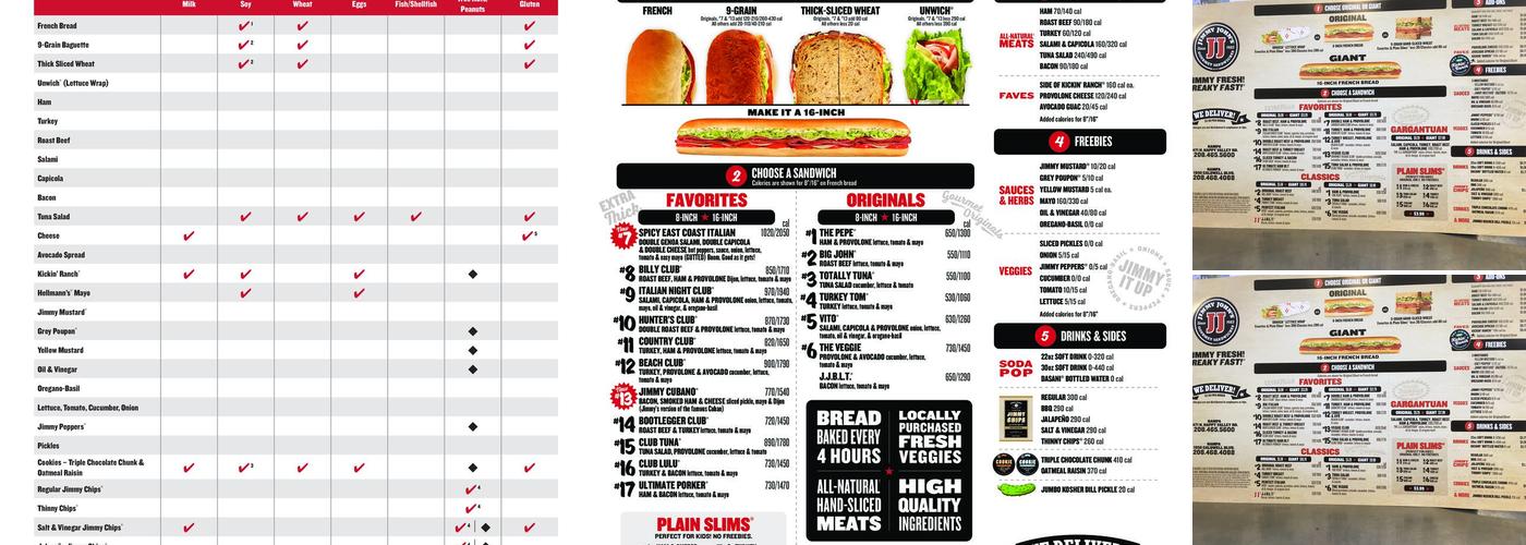 Jimmy John's Menu