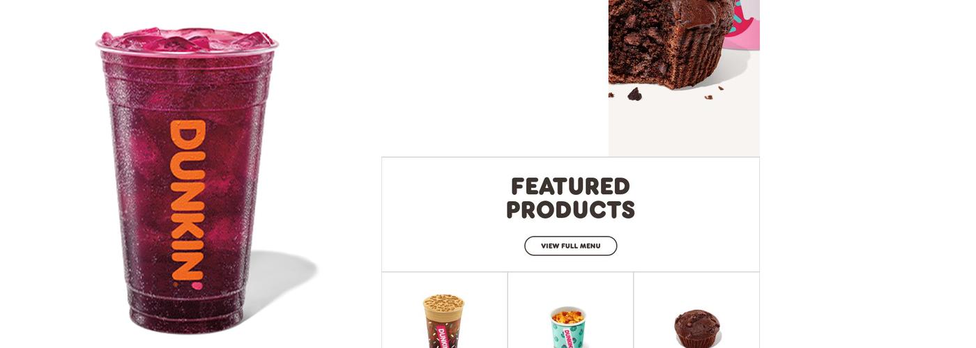 Dunkin' Menu