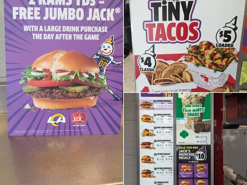 Jack in the Box Menu