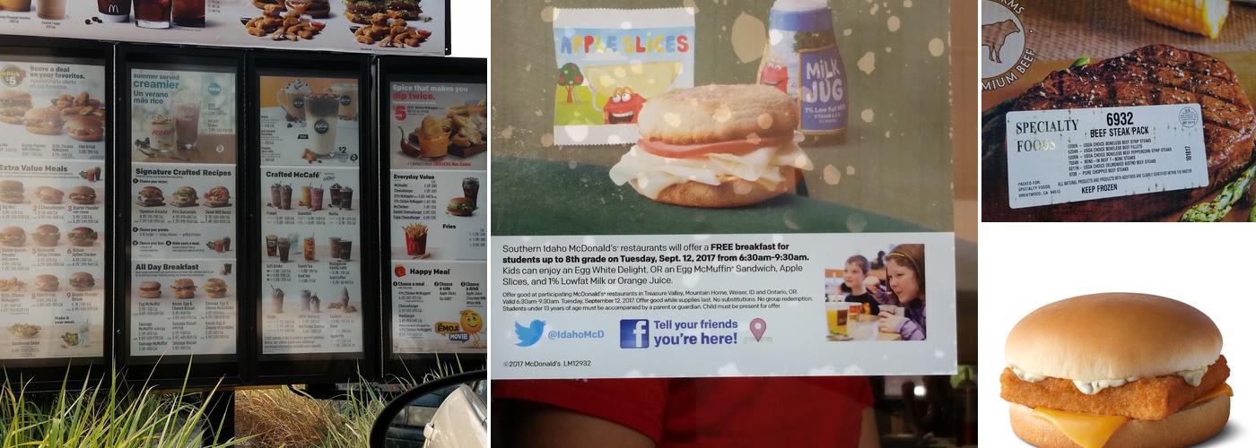 McDonald's Menu