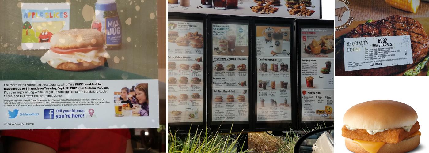 McDonald's Menu