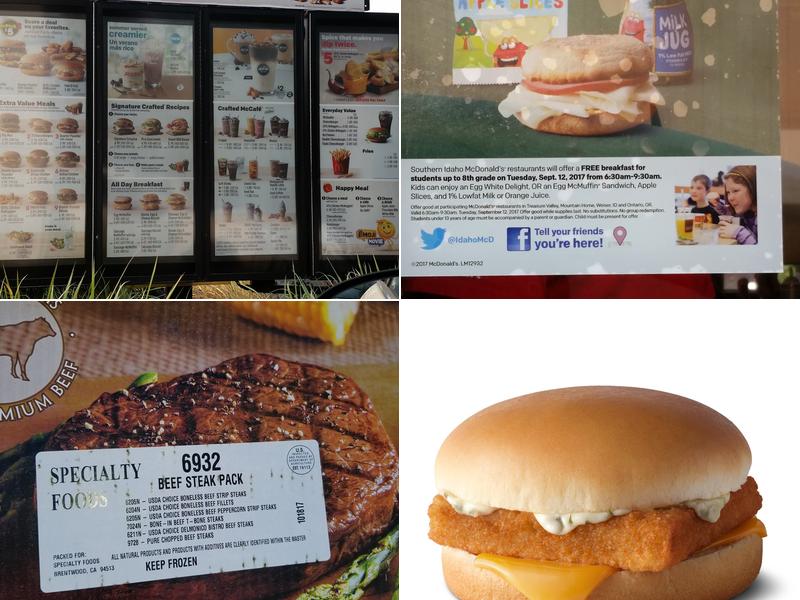 McDonald's Menu