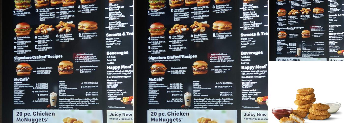 McDonald's Menu