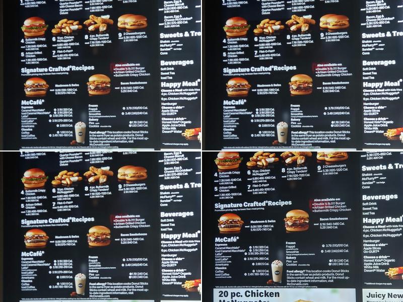 McDonald's Menu