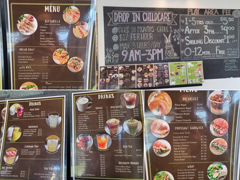 Sweet Home Cafe Menu