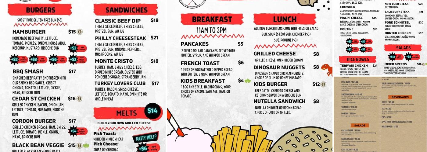 The Fork and Arrow Menu