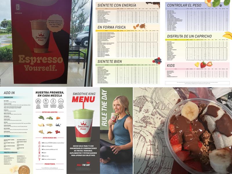 Smoothie King Menu