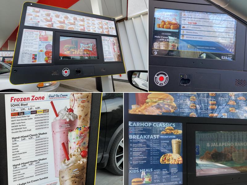 Sonic Drive-In Menu