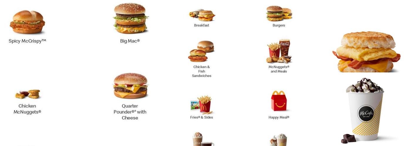 McDonald's Menu