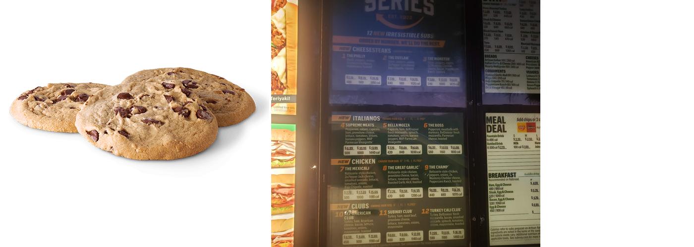 Subway Menu