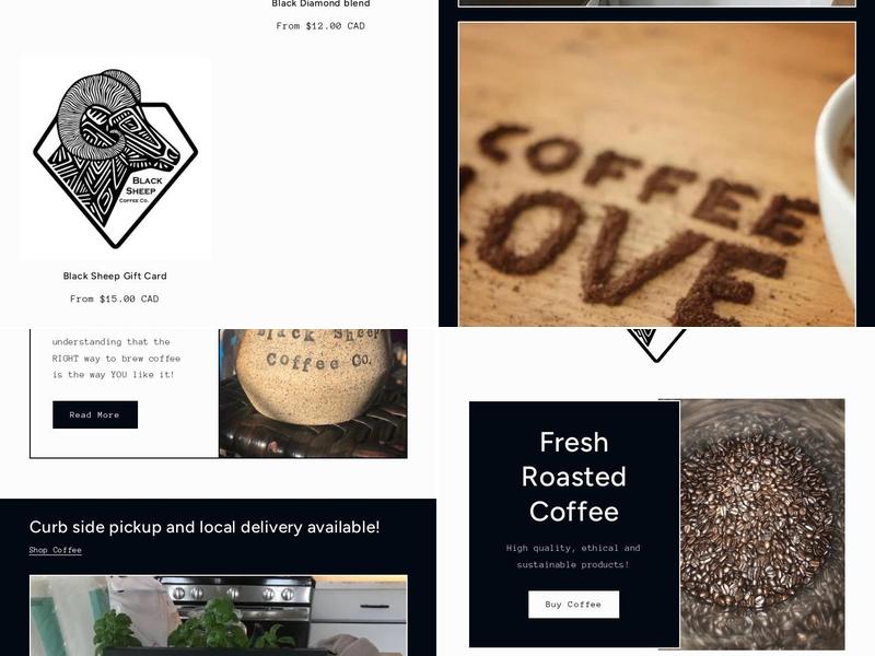 Black sheep coffee co Menu