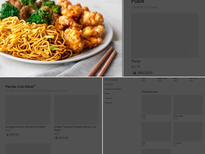 Panda Express Menu