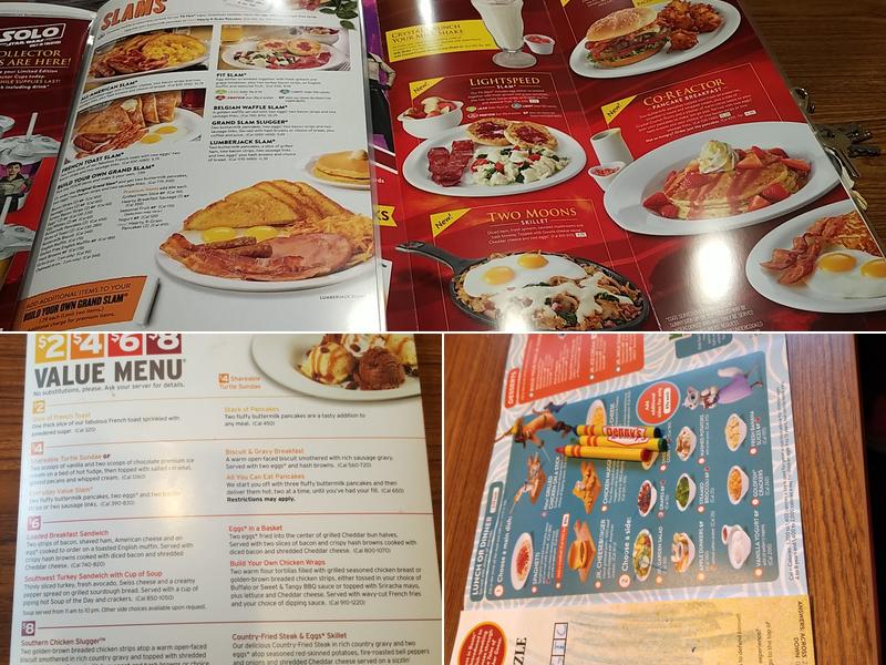Denny's Menu