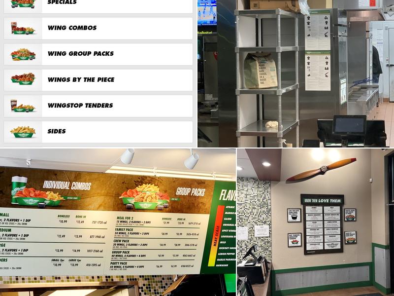 Wingstop Menu
