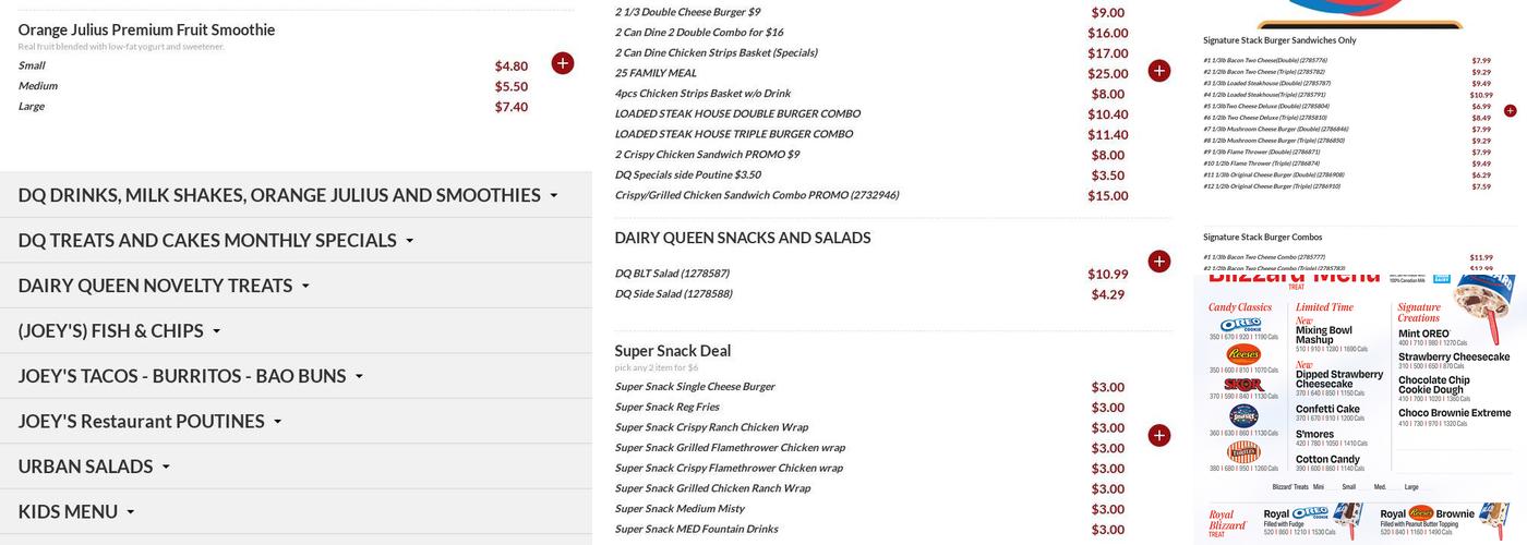 Espresso Joe's Coffee House Menu