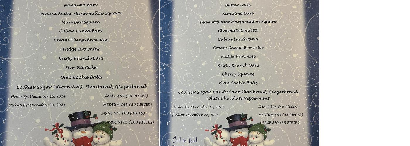 Whisks & Wheels Cafe Menu