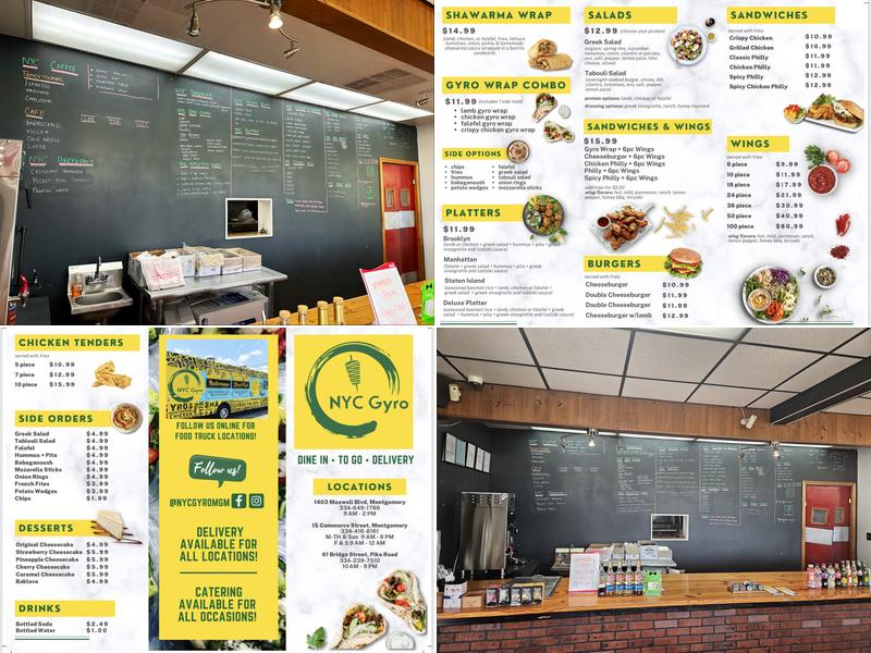 NYC GYRO Menu