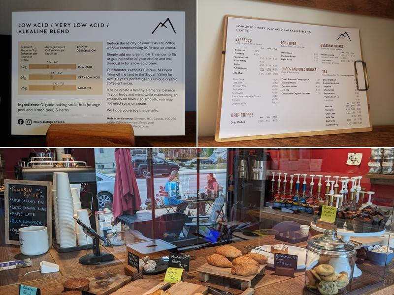 Mountain Top Cafe Menu