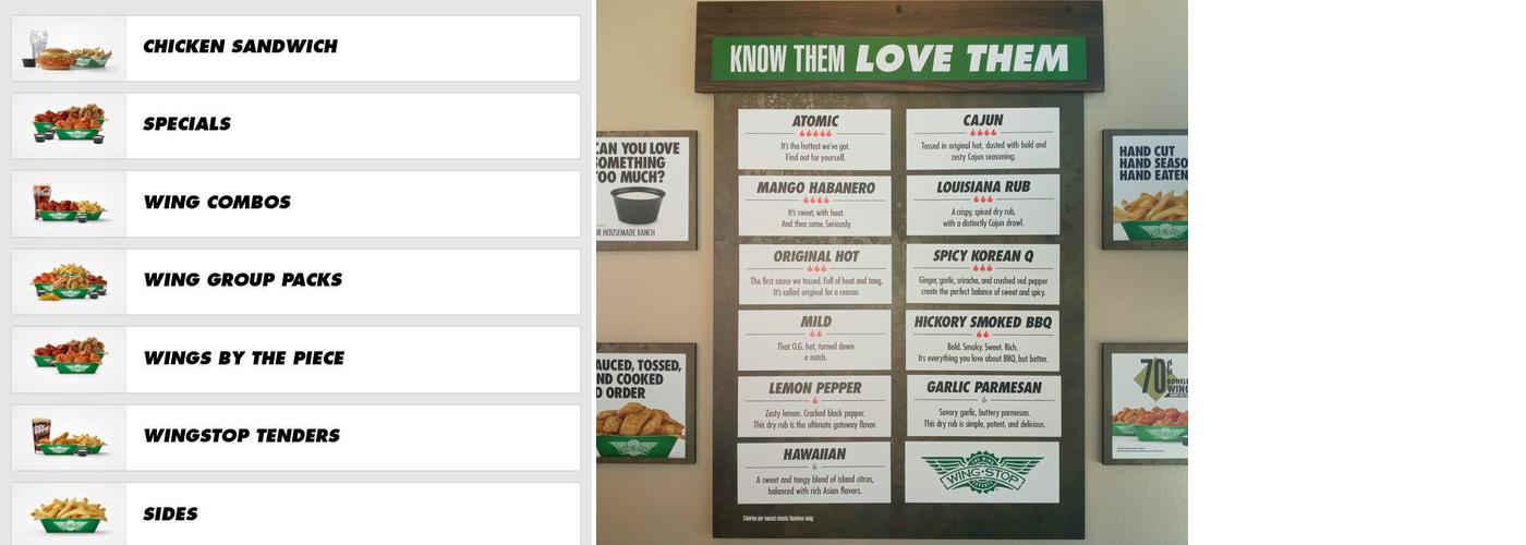 Wingstop Menu