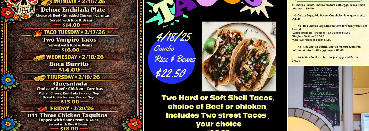 El Chicano Menu