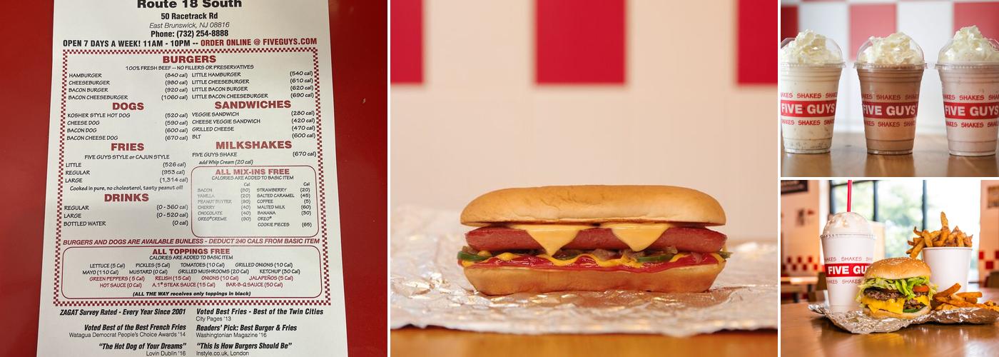 Five Guys Menu