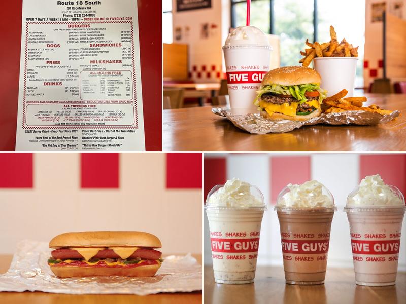 Five Guys Menu