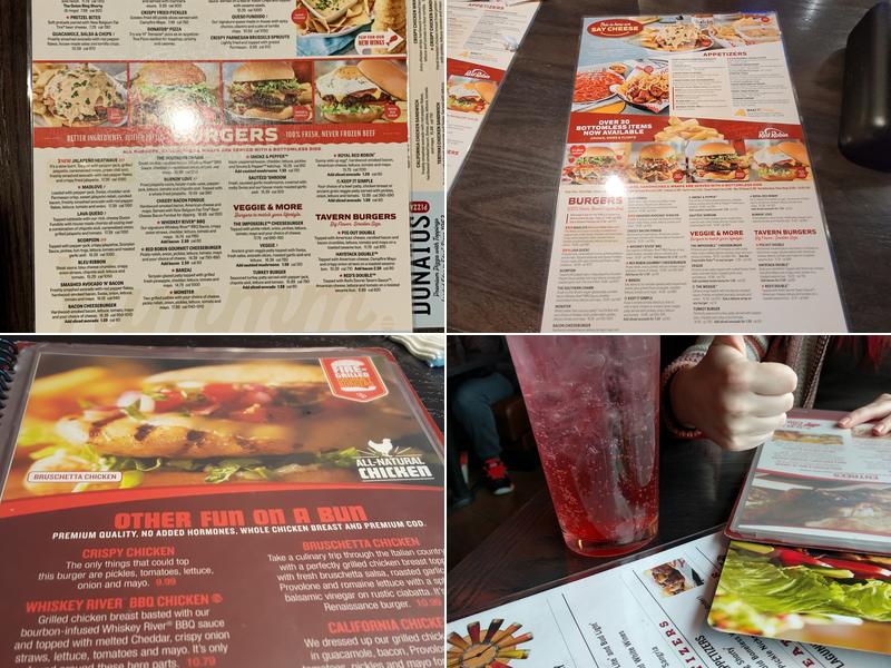 Red Robin Gourmet Burgers and Brews Menu