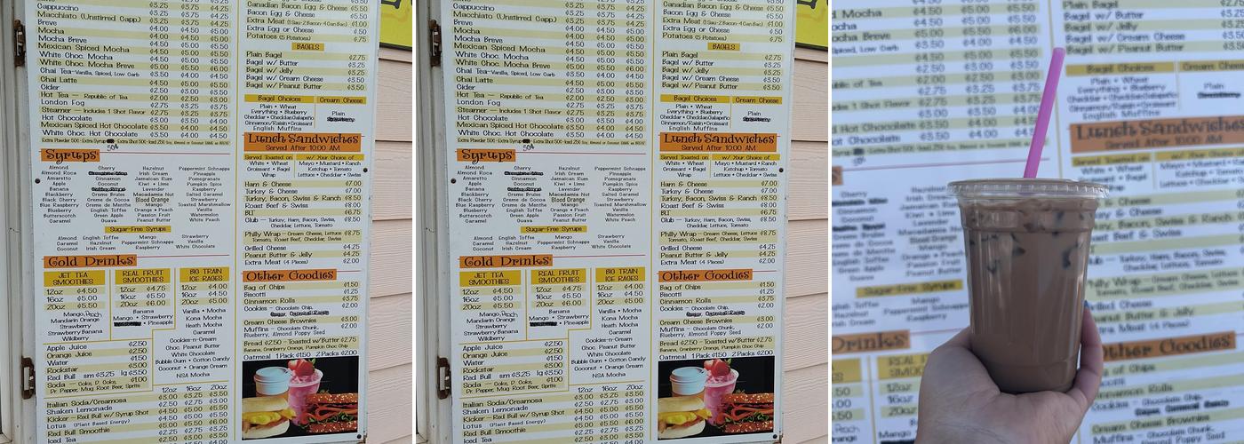 Espresso Yourself Menu