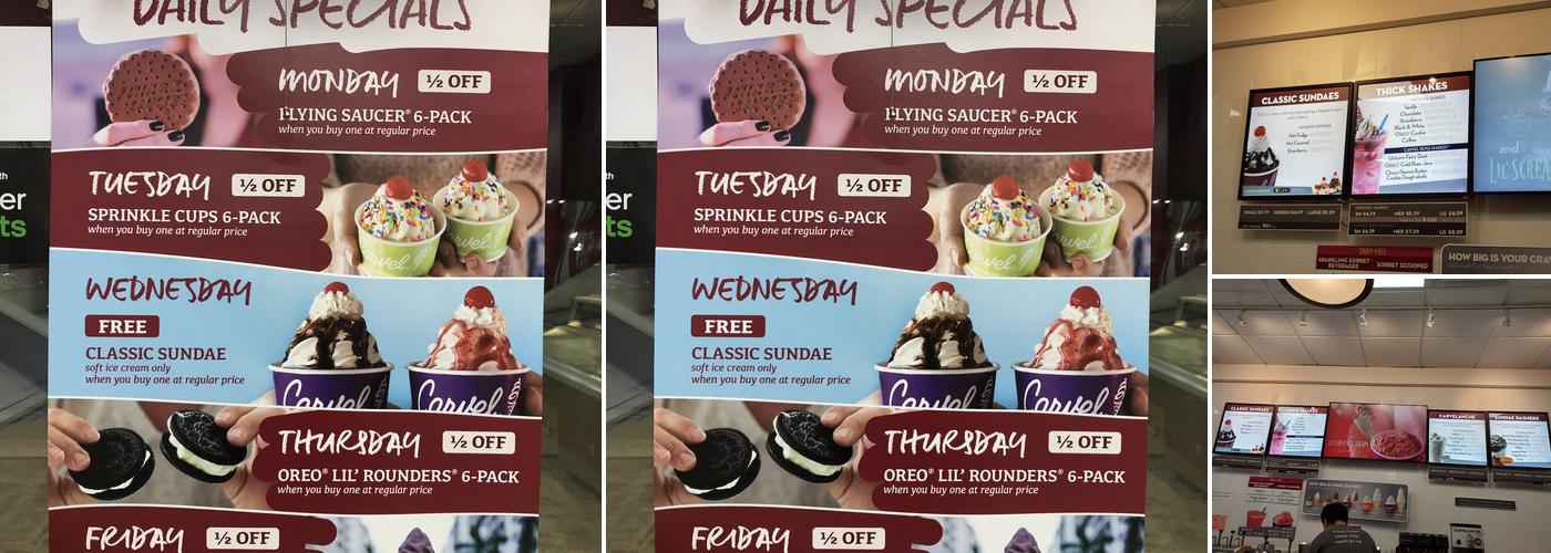 Carvel Menu