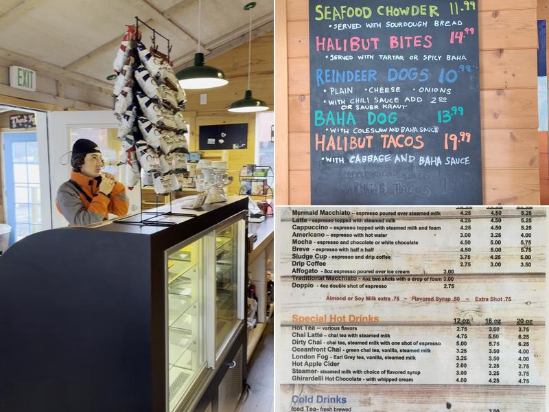 Whittier Oceanfront Cafe Menu