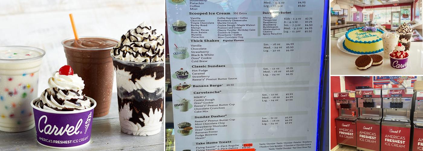 Carvel Menu