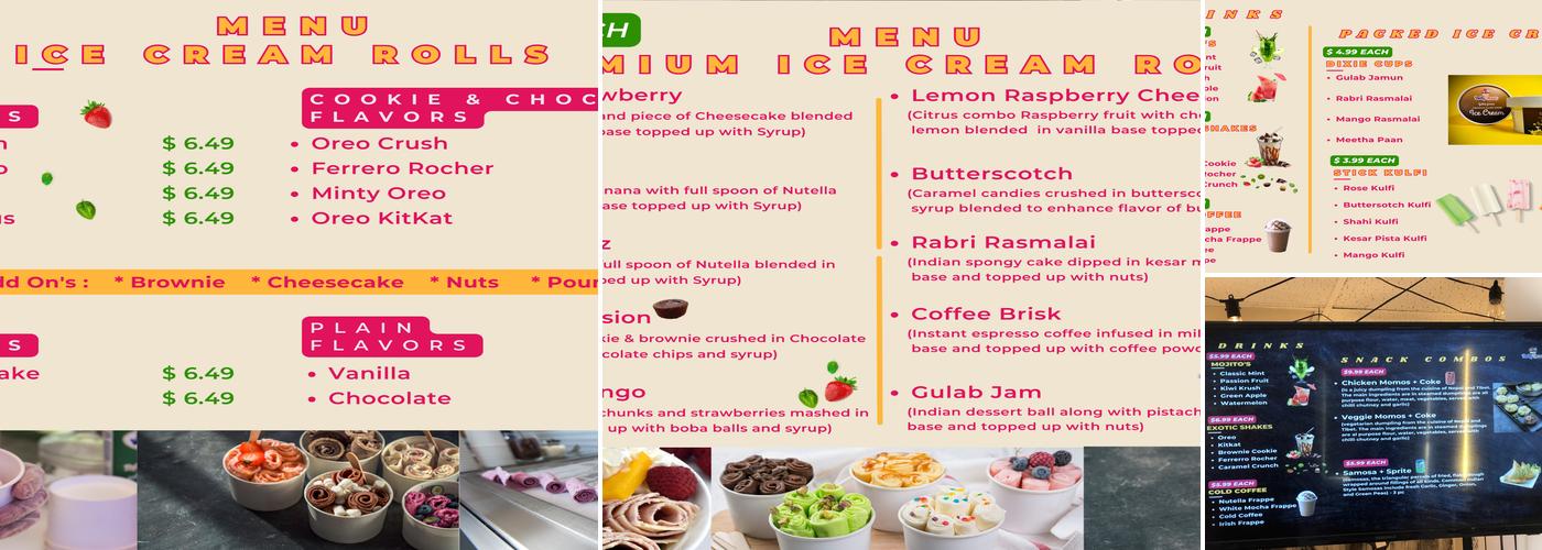 RollyScoop Menu