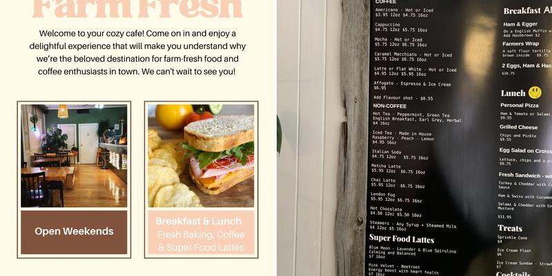 Magic Bean Coffee House Menu