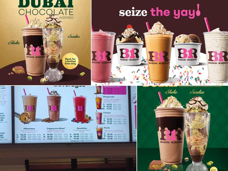 Baskin-Robbins Menu