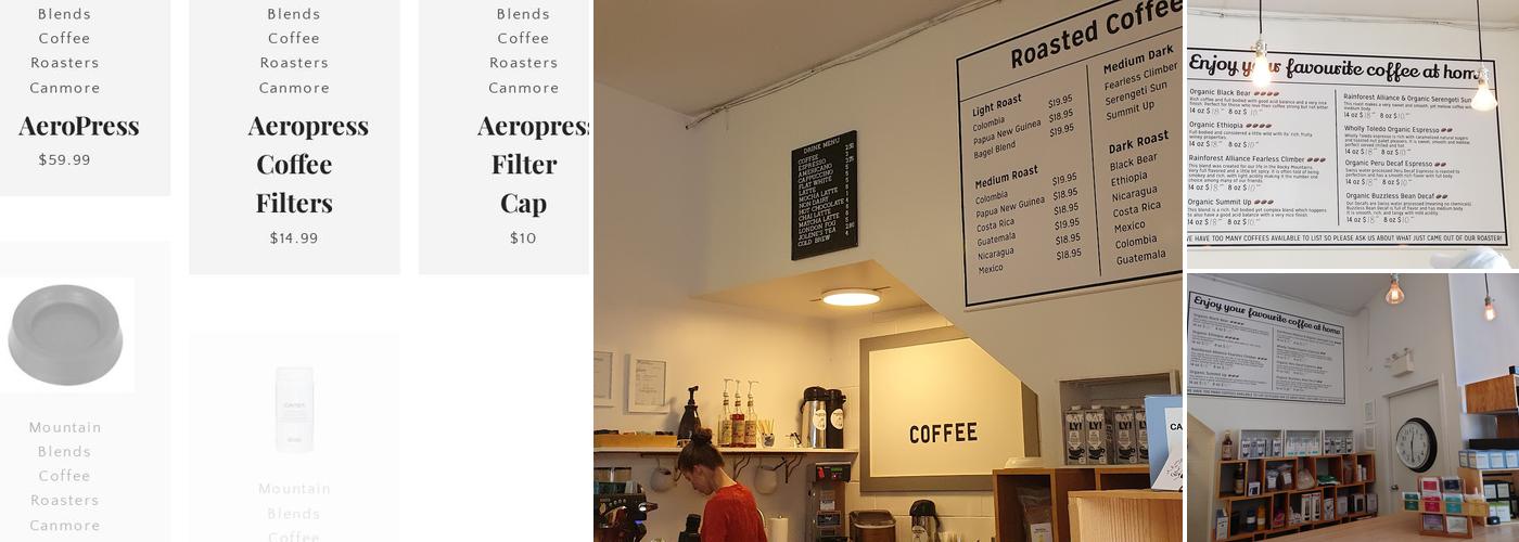 Mountain Blends Coffee Roasters Menu