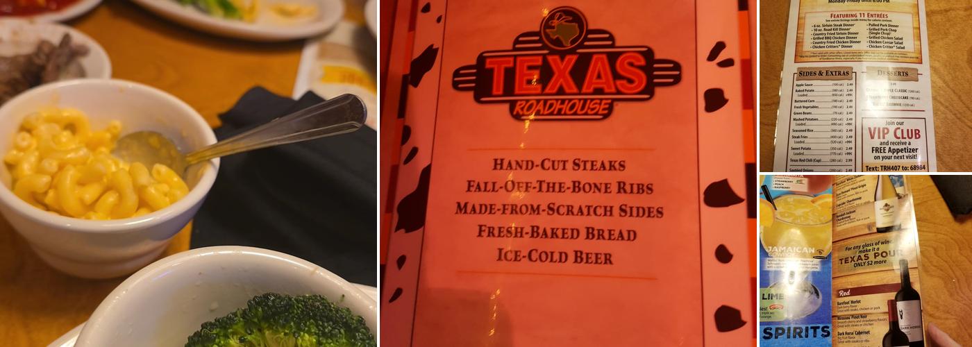 Texas Roadhouse Menu