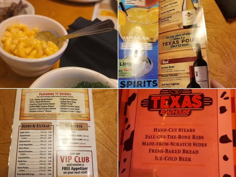 Texas Roadhouse Menu