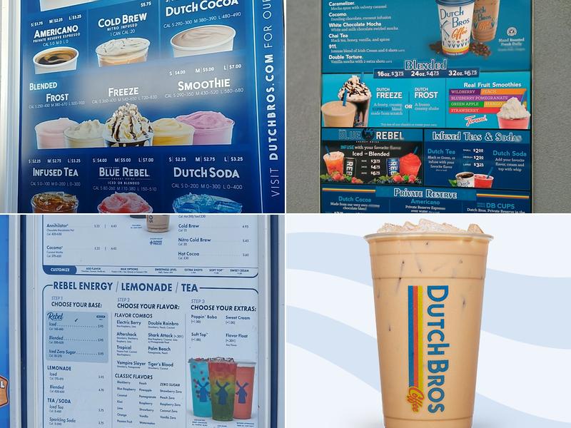 Dutch Bros Coffee Menu